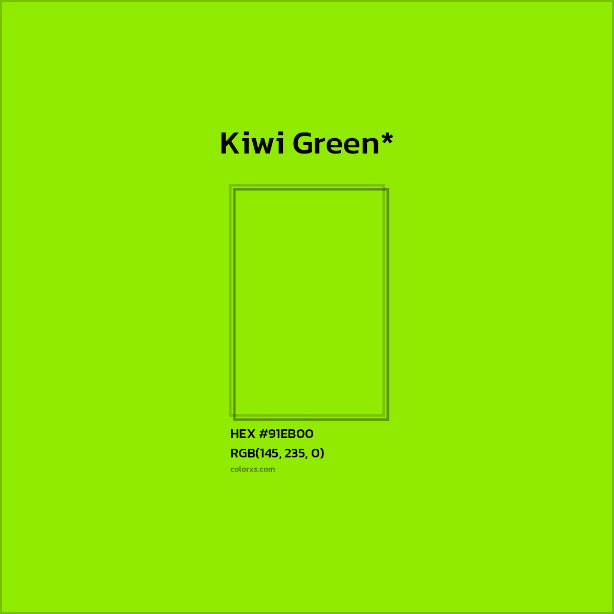 HEX #91EB00 Color Name, Color Code, Palettes, Similar Paints, Images
