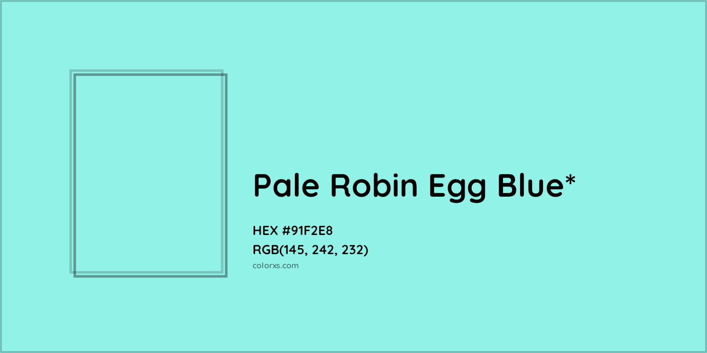 HEX #91F2E8 Color Name, Color Code, Palettes, Similar Paints, Images