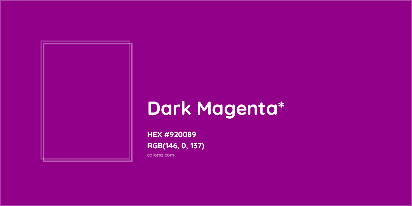 HEX #920089 Color Name, Color Code, Palettes, Similar Paints, Images