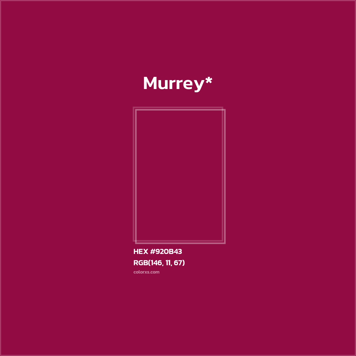 HEX #920B43 Color Name, Color Code, Palettes, Similar Paints, Images
