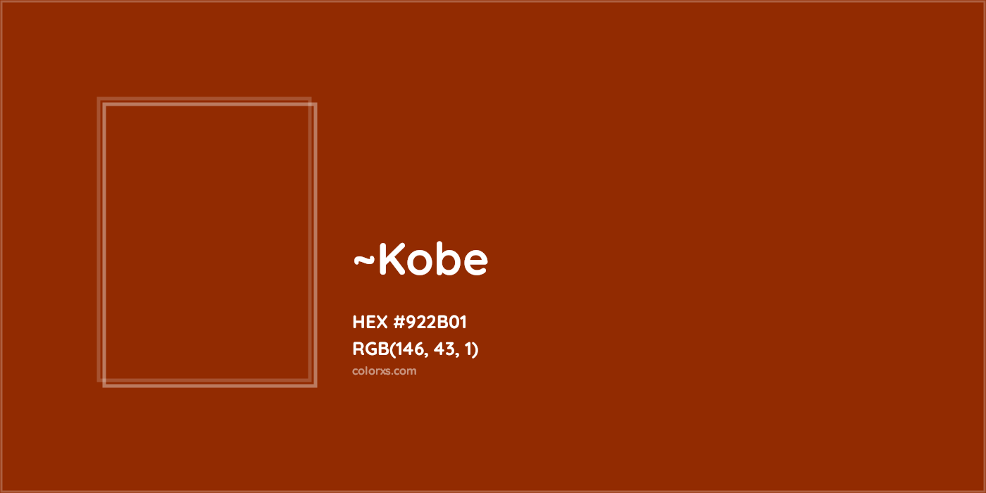 HEX #922B01 Color Name, Color Code, Palettes, Similar Paints, Images