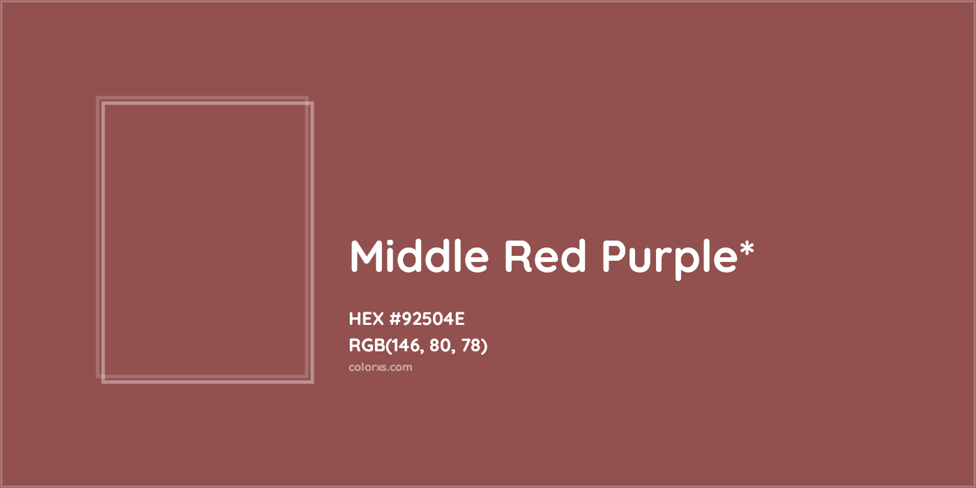 HEX #92504E Color Name, Color Code, Palettes, Similar Paints, Images
