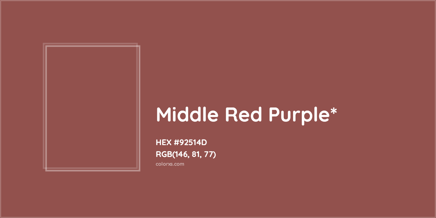 HEX #92514D Color Name, Color Code, Palettes, Similar Paints, Images