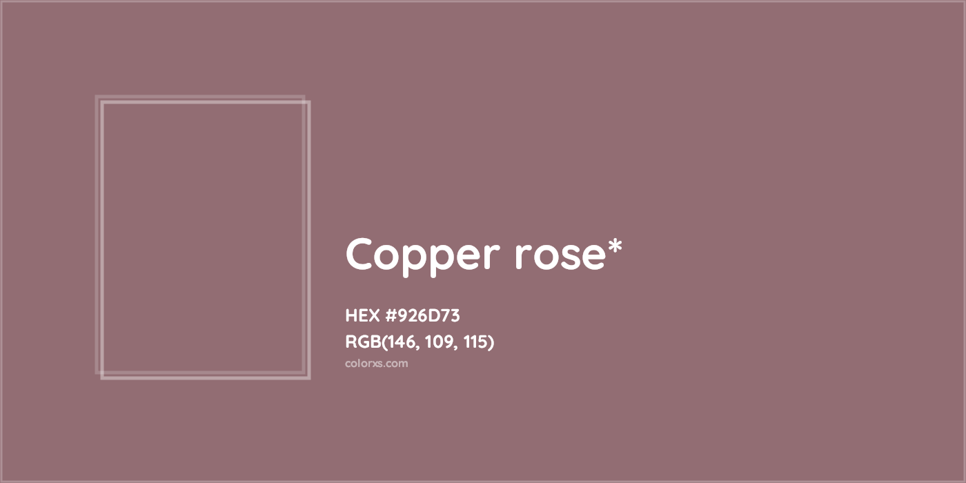 HEX #926D73 Color Name, Color Code, Palettes, Similar Paints, Images