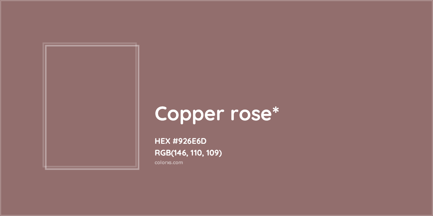 HEX #926E6D Color Name, Color Code, Palettes, Similar Paints, Images