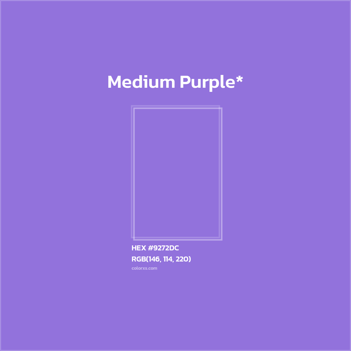 HEX #9272DC Color Name, Color Code, Palettes, Similar Paints, Images