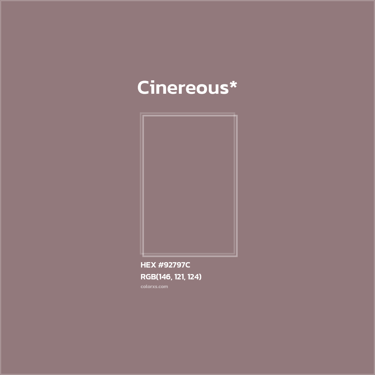 HEX #92797C Color Name, Color Code, Palettes, Similar Paints, Images