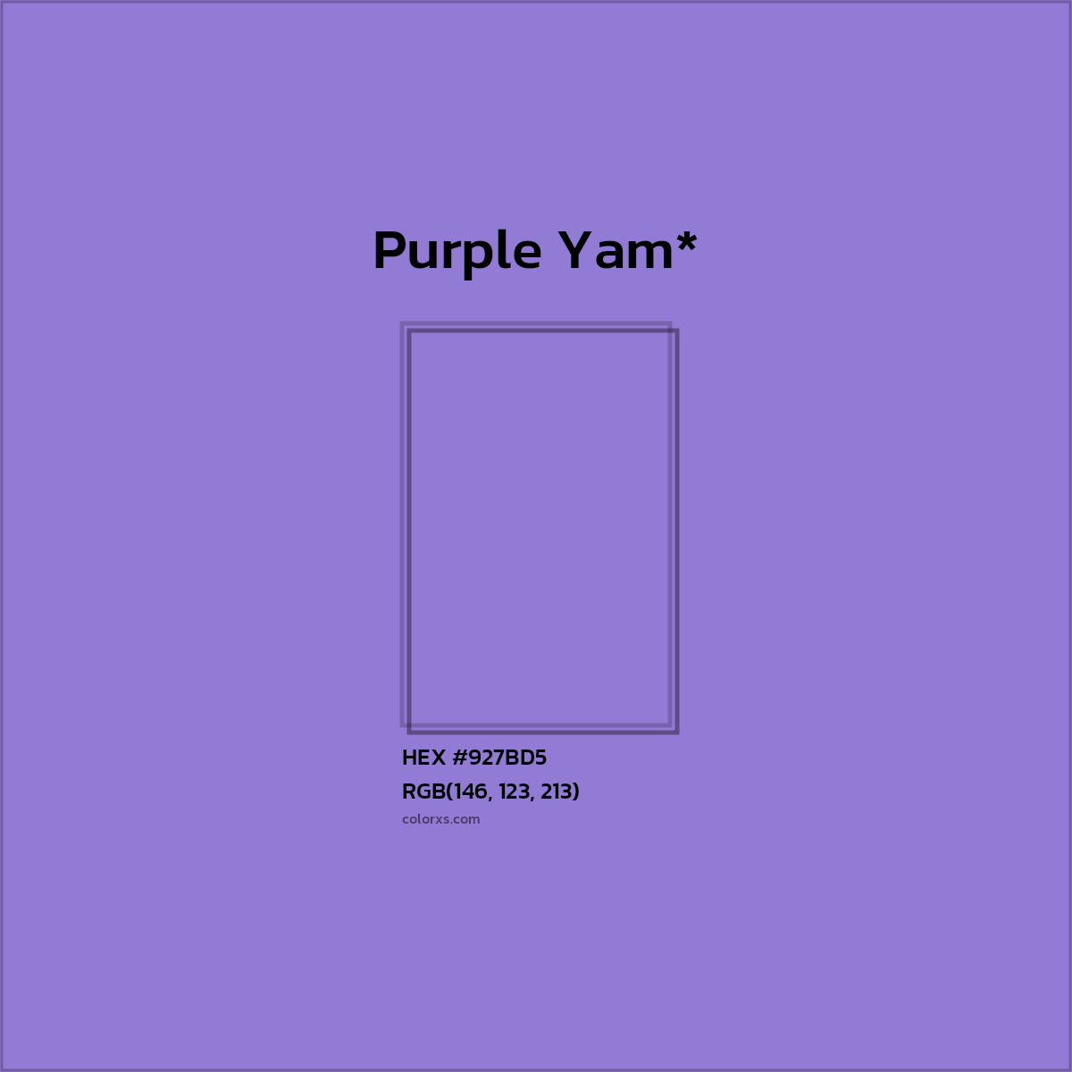 HEX #927BD5 Color Name, Color Code, Palettes, Similar Paints, Images