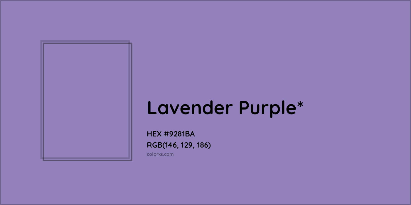 HEX #9281BA Color Name, Color Code, Palettes, Similar Paints, Images