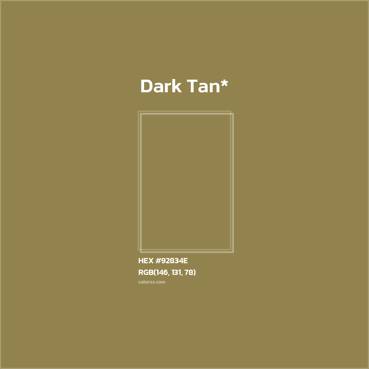 HEX #92834E Color Name, Color Code, Palettes, Similar Paints, Images