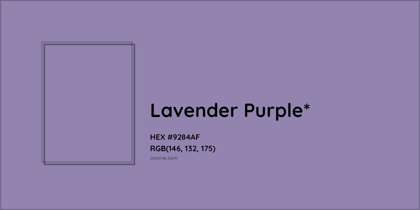 HEX #9284AF Color Name, Color Code, Palettes, Similar Paints, Images