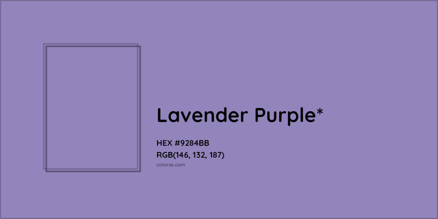 HEX #9284BB Color Name, Color Code, Palettes, Similar Paints, Images