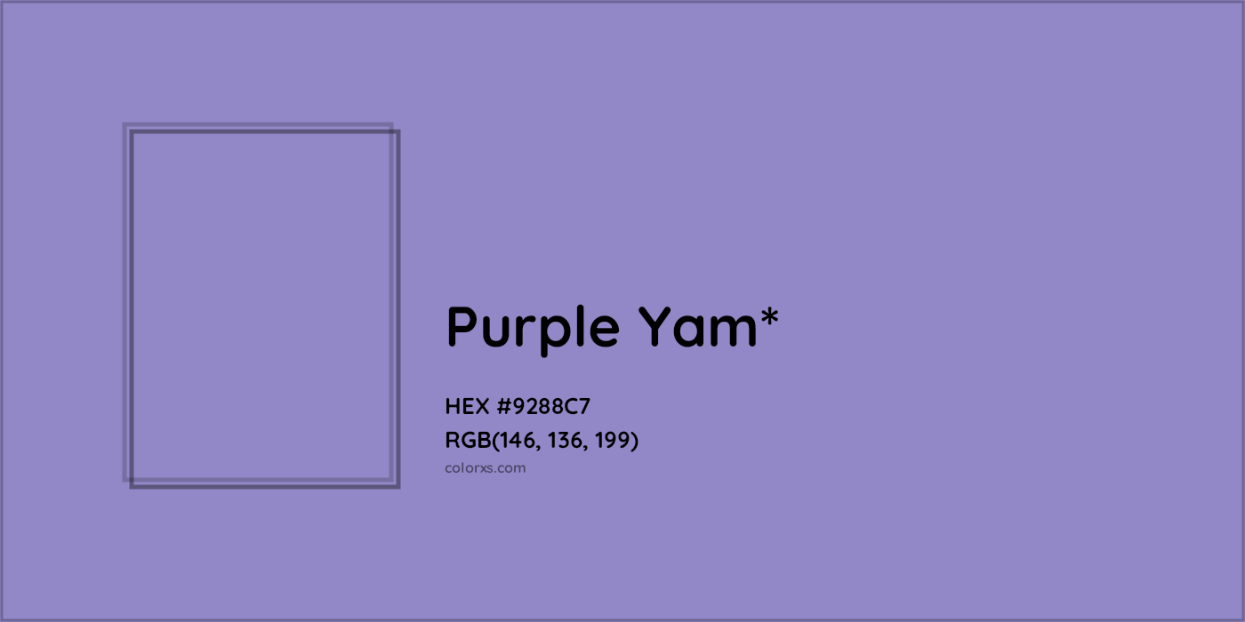 HEX #9288C7 Color Name, Color Code, Palettes, Similar Paints, Images