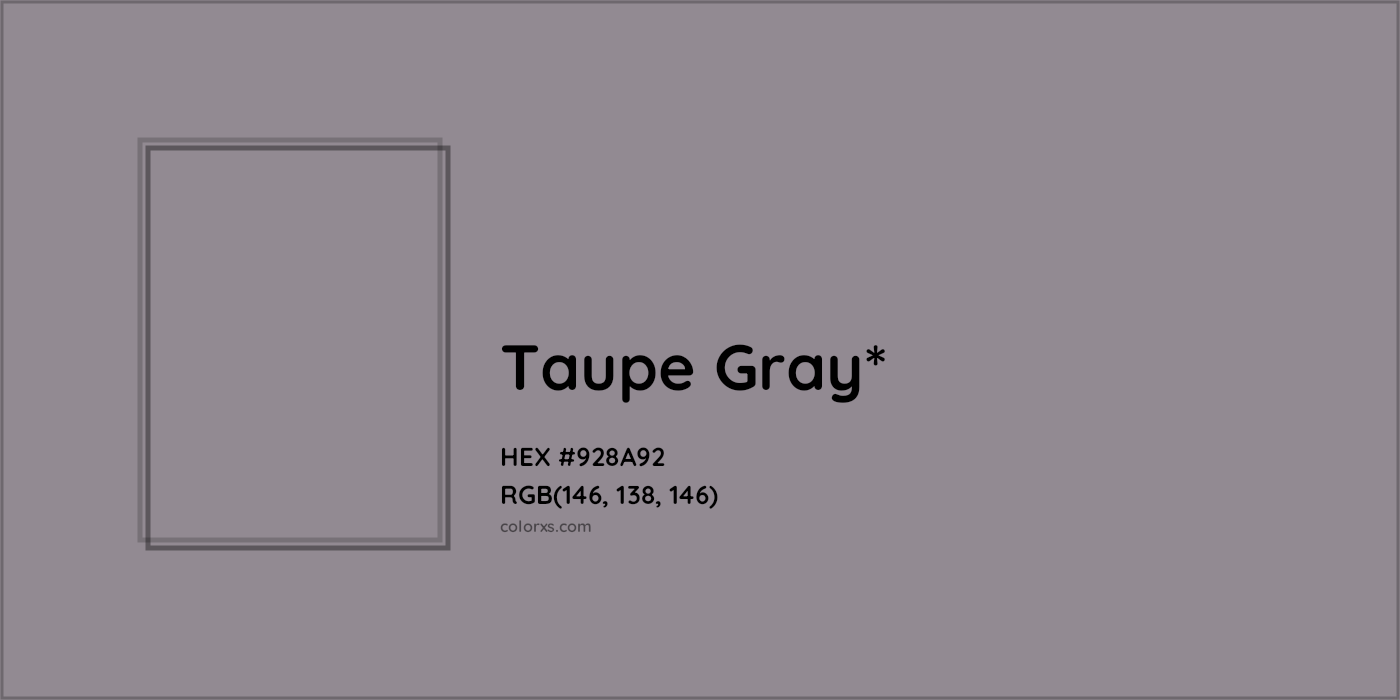 HEX #928A92 Color Name, Color Code, Palettes, Similar Paints, Images