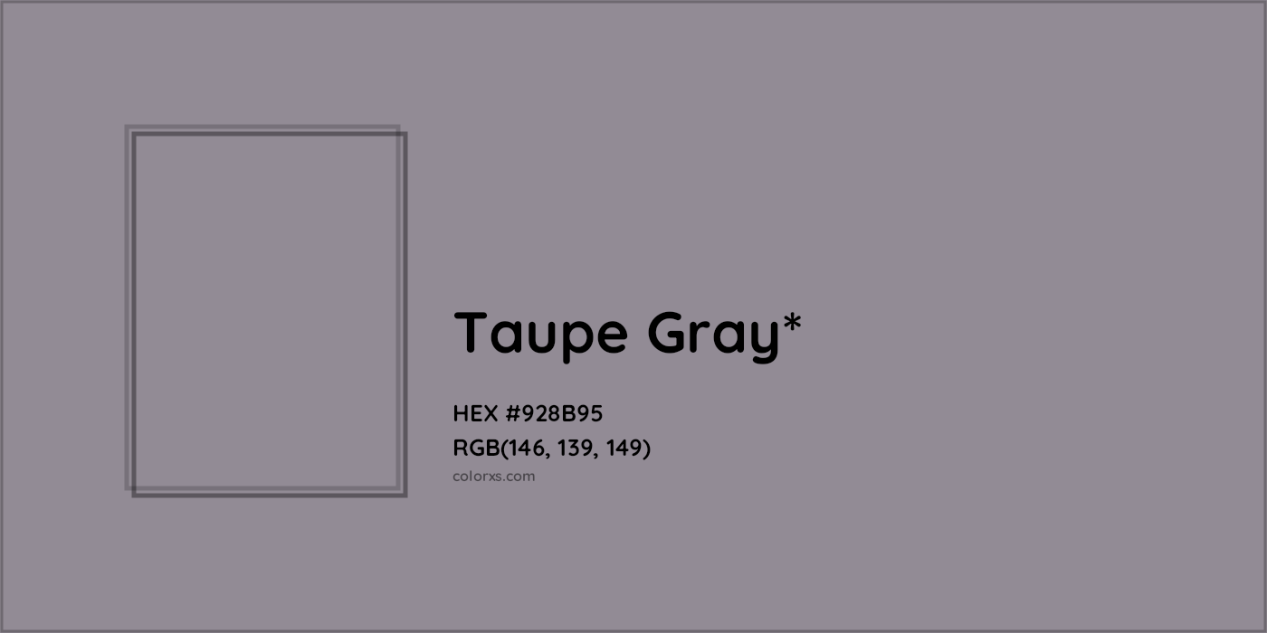 HEX #928B95 Color Name, Color Code, Palettes, Similar Paints, Images