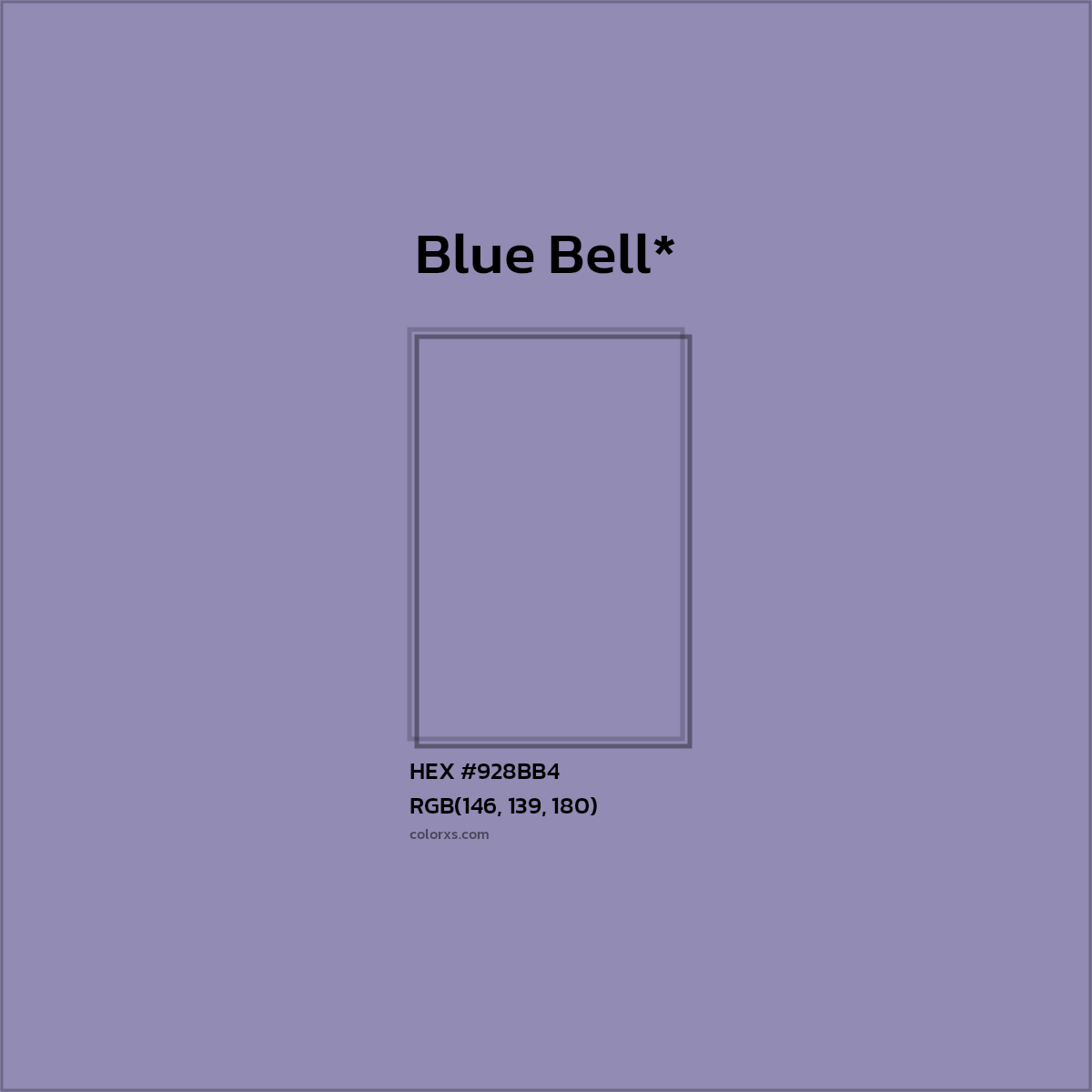 HEX #928BB4 Color Name, Color Code, Palettes, Similar Paints, Images