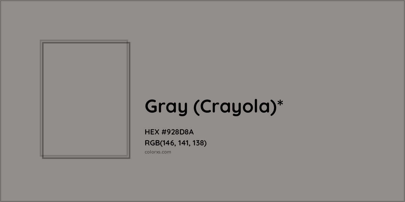HEX #928D8A Color Name, Color Code, Palettes, Similar Paints, Images