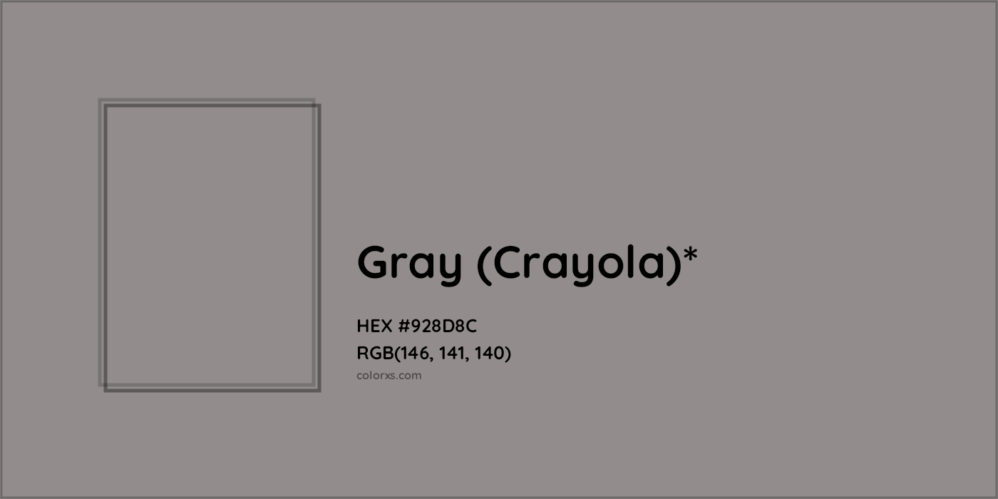 HEX #928D8C Color Name, Color Code, Palettes, Similar Paints, Images