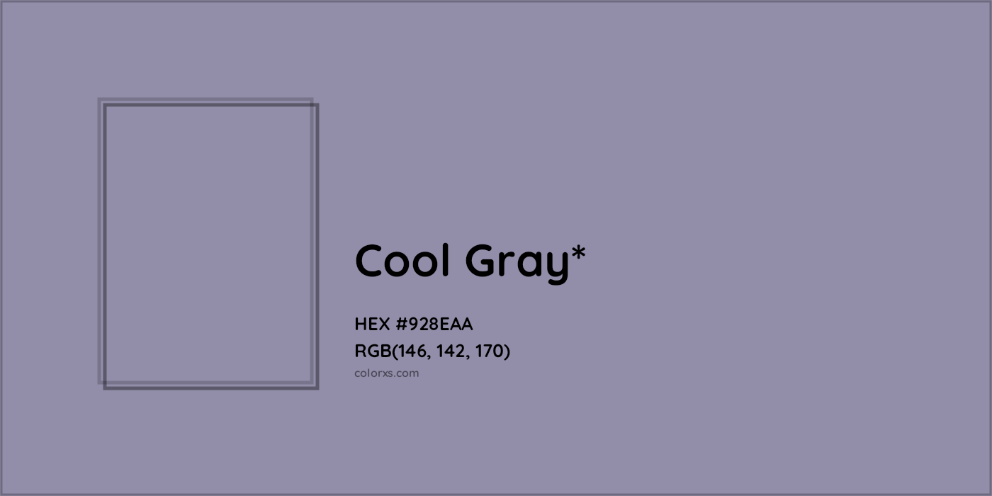 HEX #928EAA Color Name, Color Code, Palettes, Similar Paints, Images