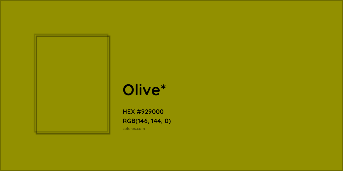 HEX #929000 Color Name, Color Code, Palettes, Similar Paints, Images