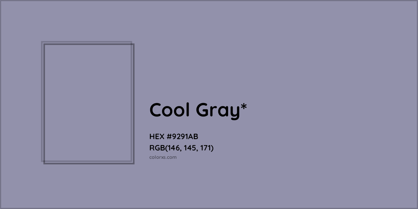 HEX #9291AB Color Name, Color Code, Palettes, Similar Paints, Images