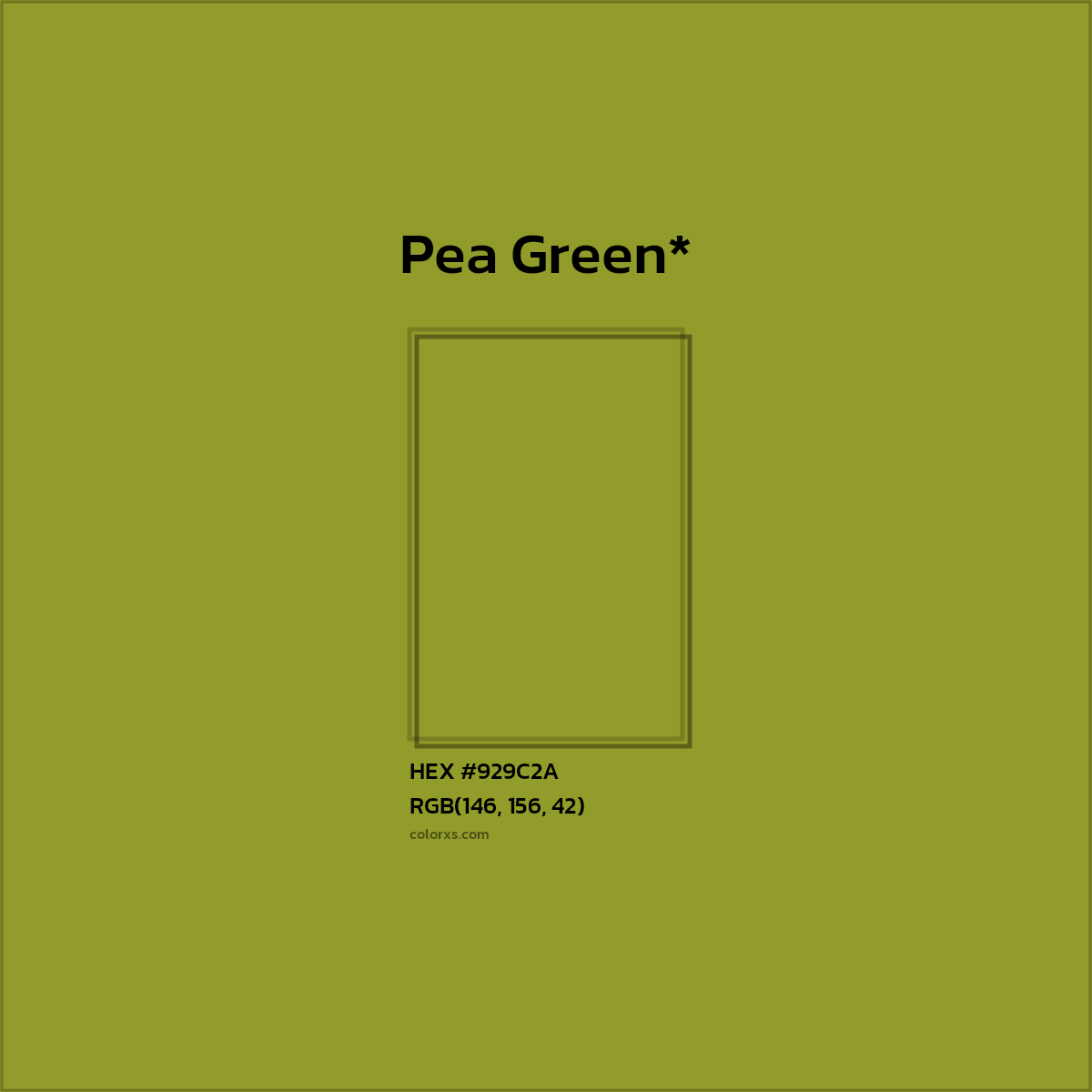 HEX #929C2A Color Name, Color Code, Palettes, Similar Paints, Images