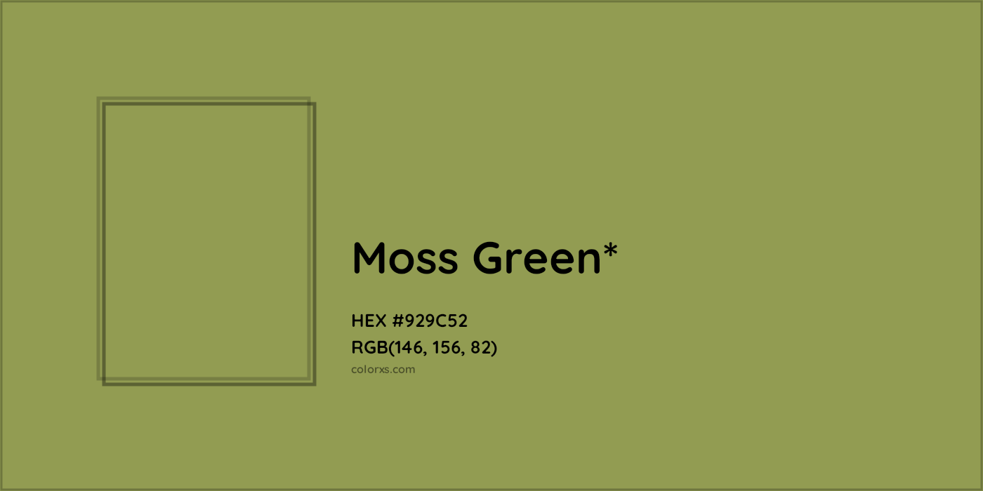 HEX #929C52 Color Name, Color Code, Palettes, Similar Paints, Images