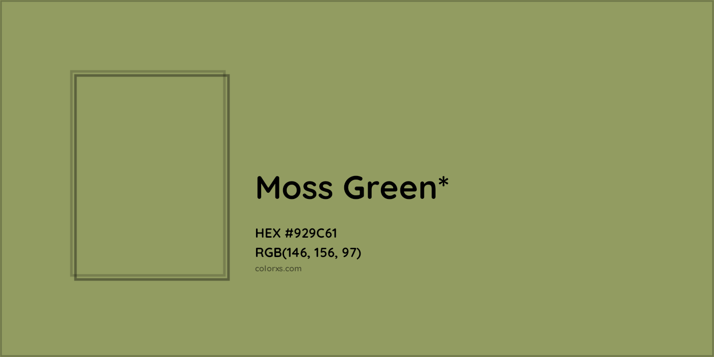 HEX #929C61 Color Name, Color Code, Palettes, Similar Paints, Images