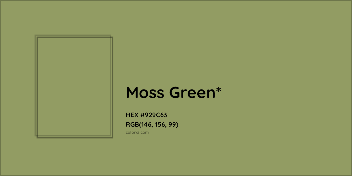 HEX #929C63 Color Name, Color Code, Palettes, Similar Paints, Images