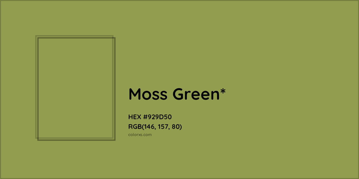 HEX #929D50 Color Name, Color Code, Palettes, Similar Paints, Images