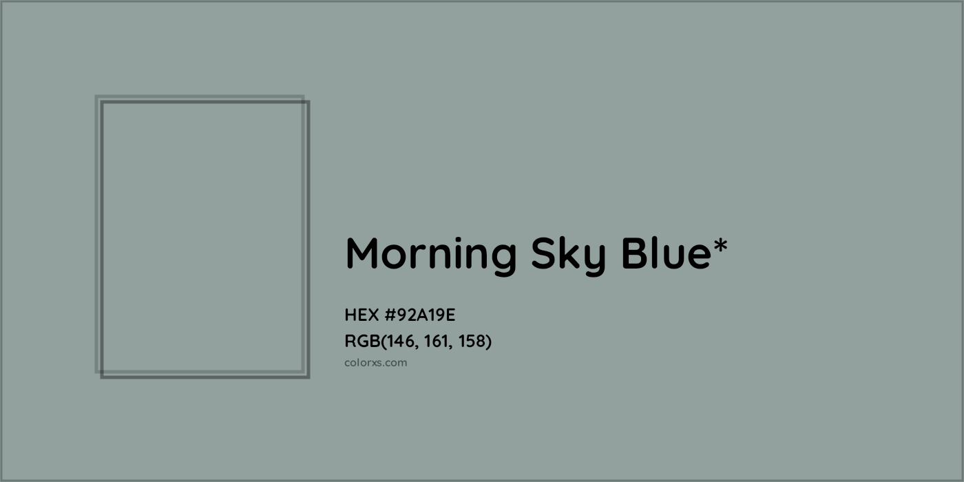HEX #92A19E Color Name, Color Code, Palettes, Similar Paints, Images