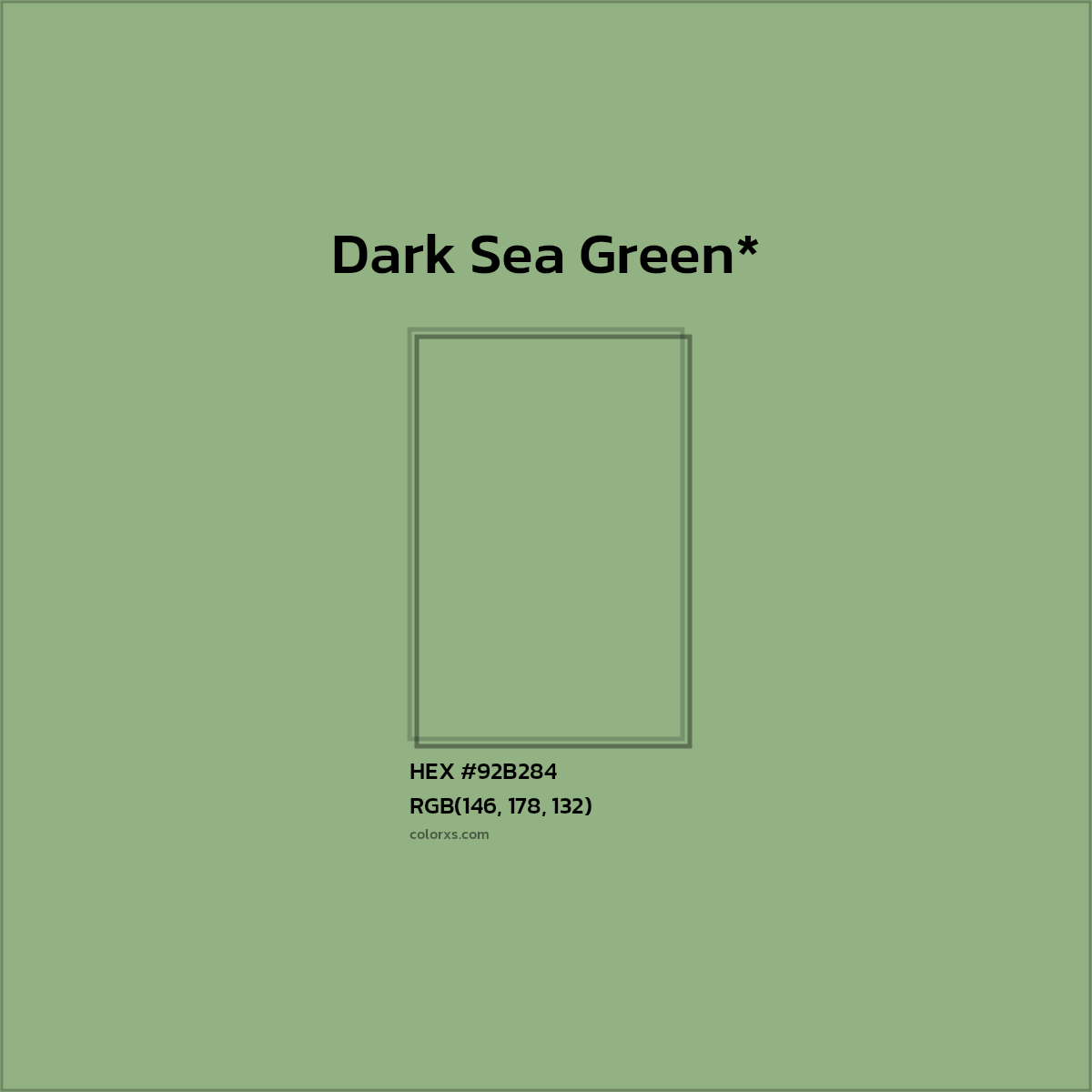 HEX #92B284 Color Name, Color Code, Palettes, Similar Paints, Images