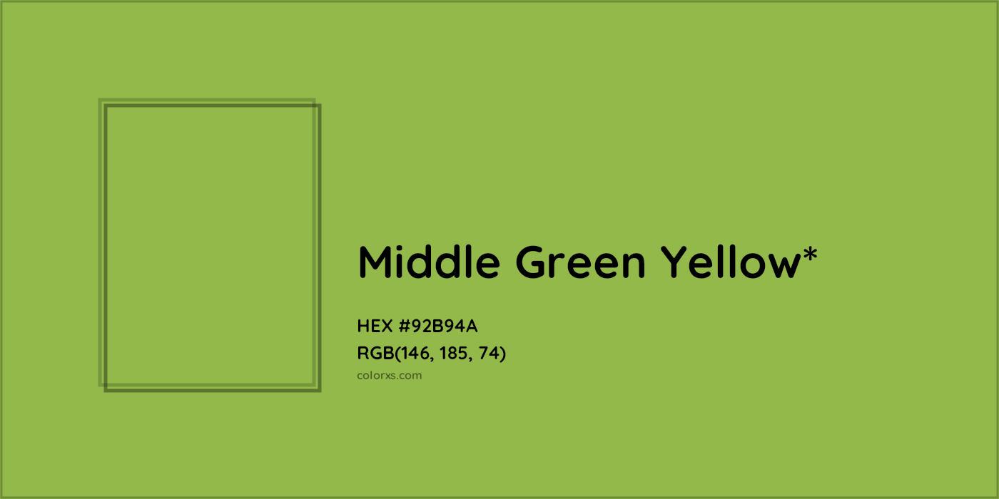 HEX #92B94A Color Name, Color Code, Palettes, Similar Paints, Images