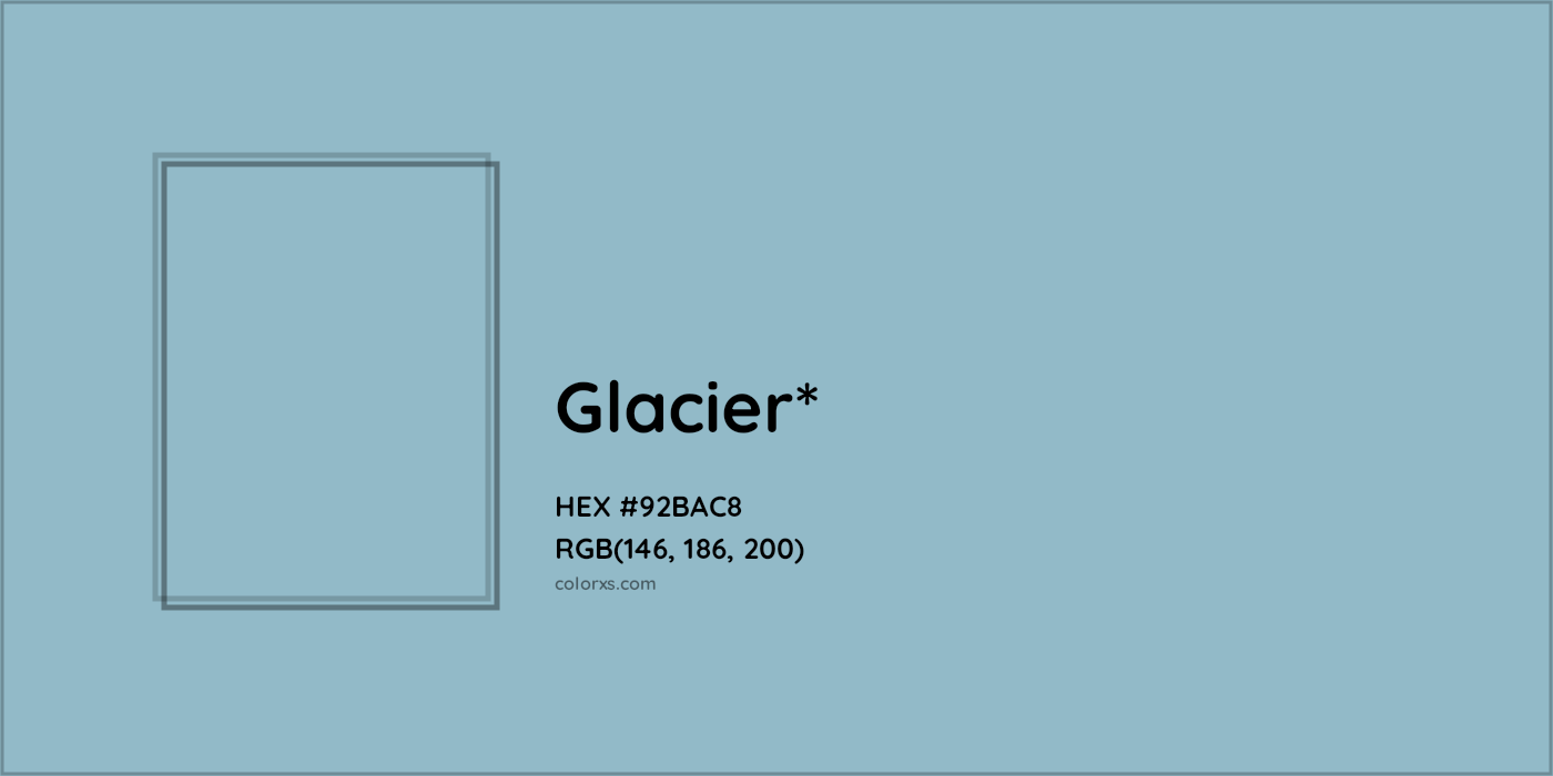 HEX #92BAC8 Color Name, Color Code, Palettes, Similar Paints, Images