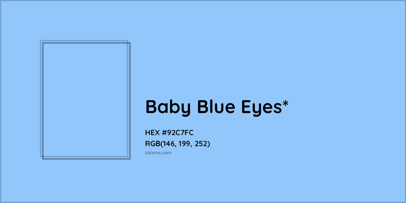 HEX #92C7FC Color Name, Color Code, Palettes, Similar Paints, Images