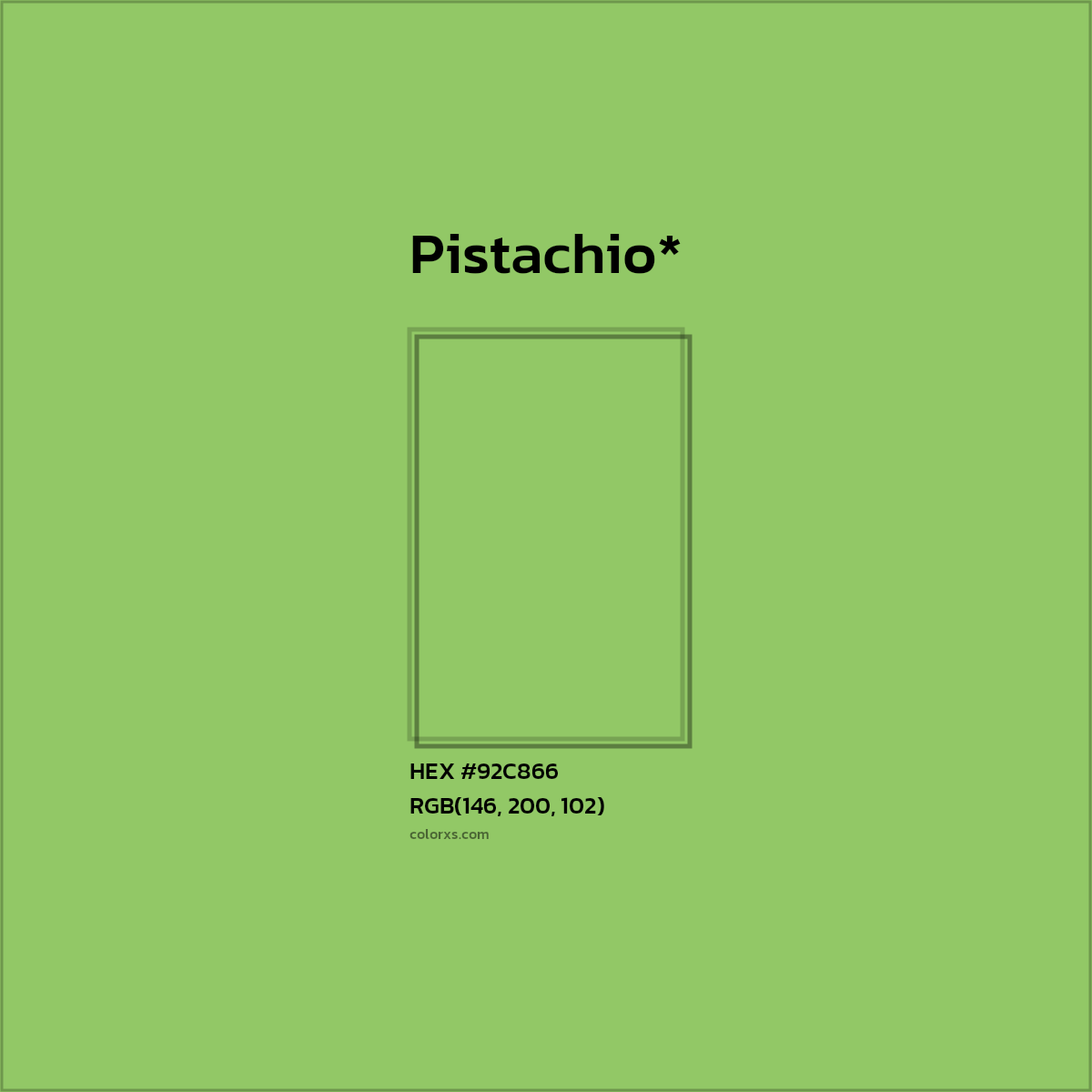 HEX #92C866 Color Name, Color Code, Palettes, Similar Paints, Images