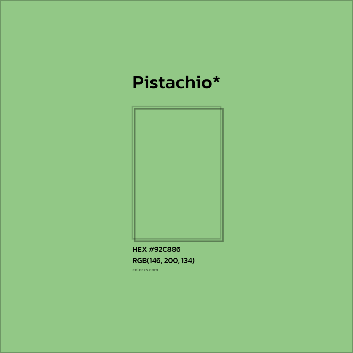HEX #92C886 Color Name, Color Code, Palettes, Similar Paints, Images