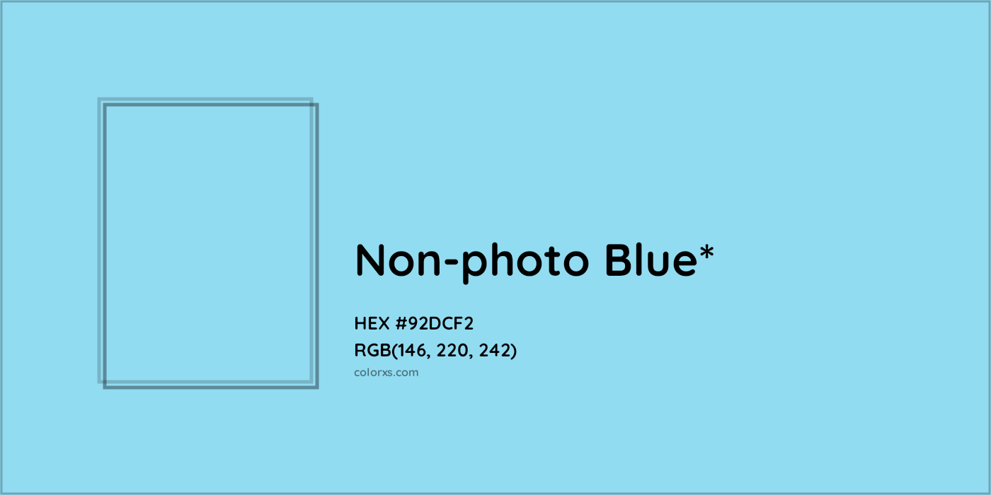 HEX #92DCF2 Color Name, Color Code, Palettes, Similar Paints, Images