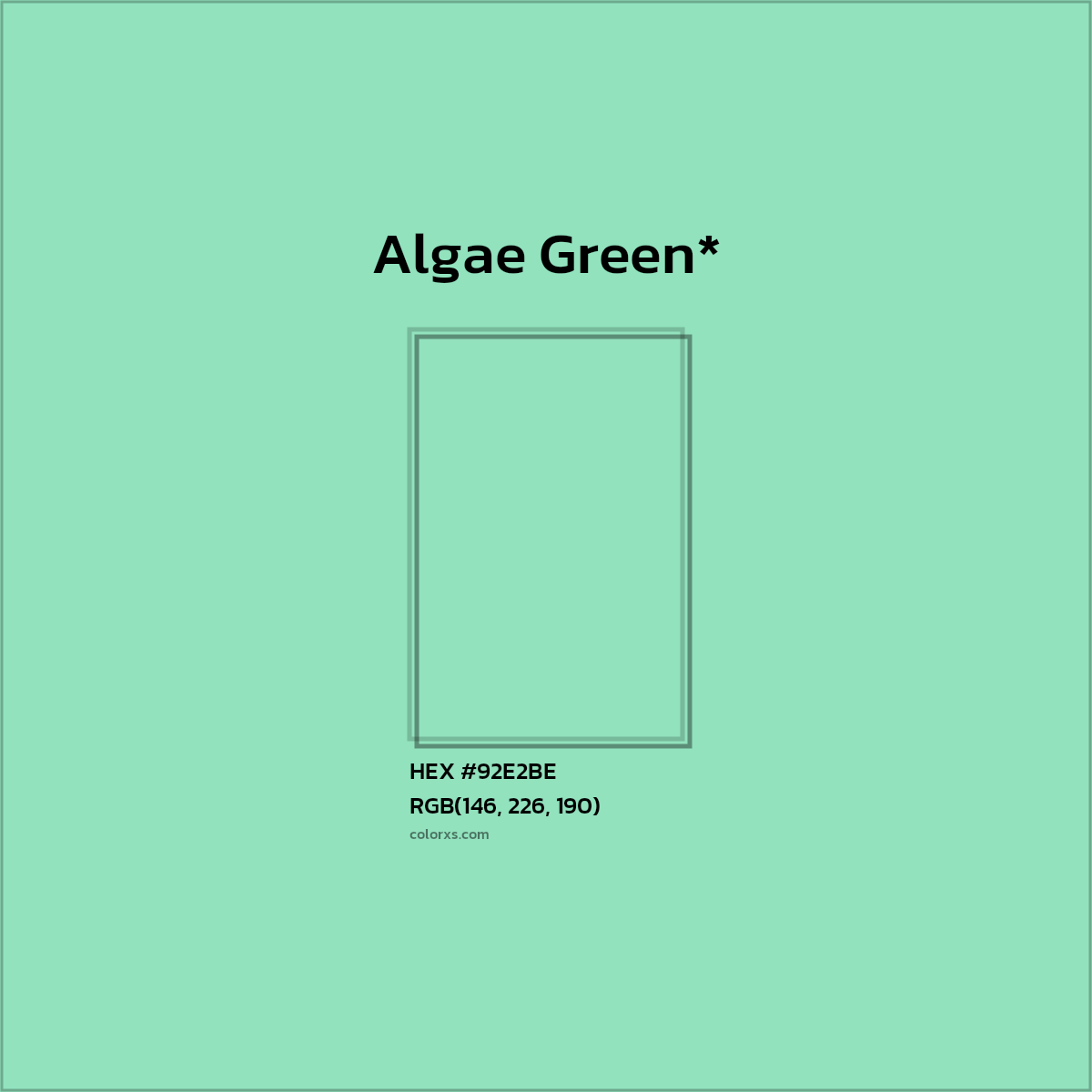 HEX #92E2BE Color Name, Color Code, Palettes, Similar Paints, Images