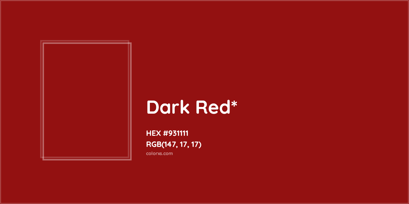 HEX #931111 Color Name, Color Code, Palettes, Similar Paints, Images