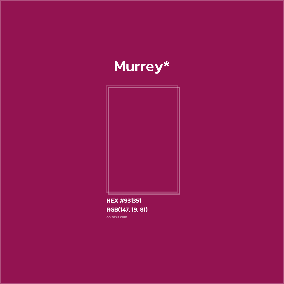 HEX #931351 Color Name, Color Code, Palettes, Similar Paints, Images