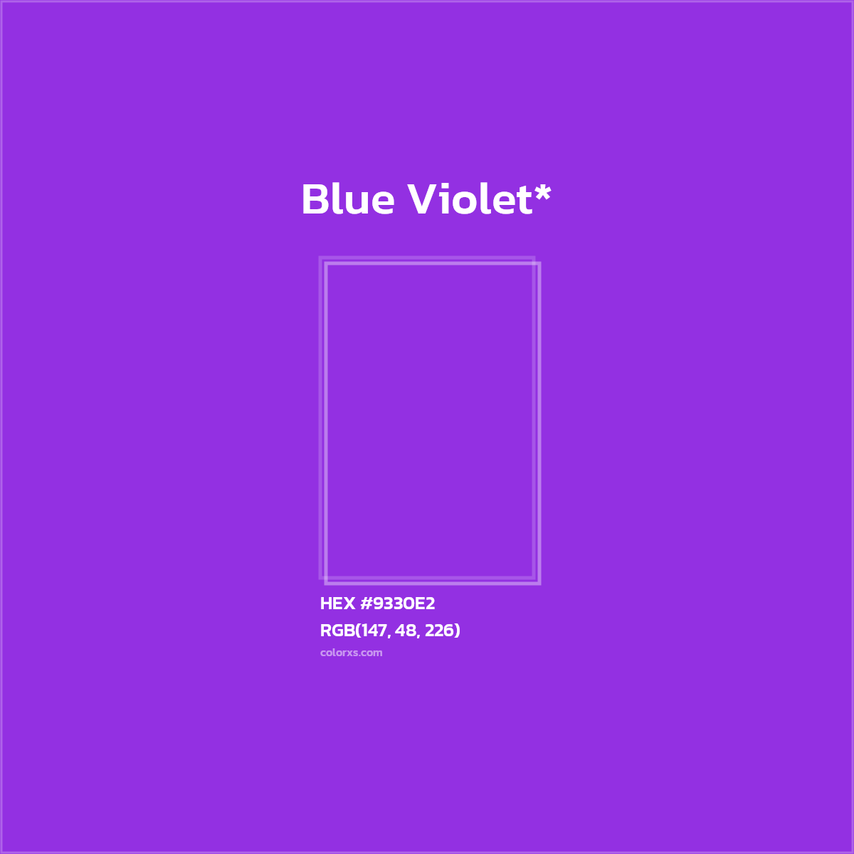 HEX #9330E2 Color Name, Color Code, Palettes, Similar Paints, Images