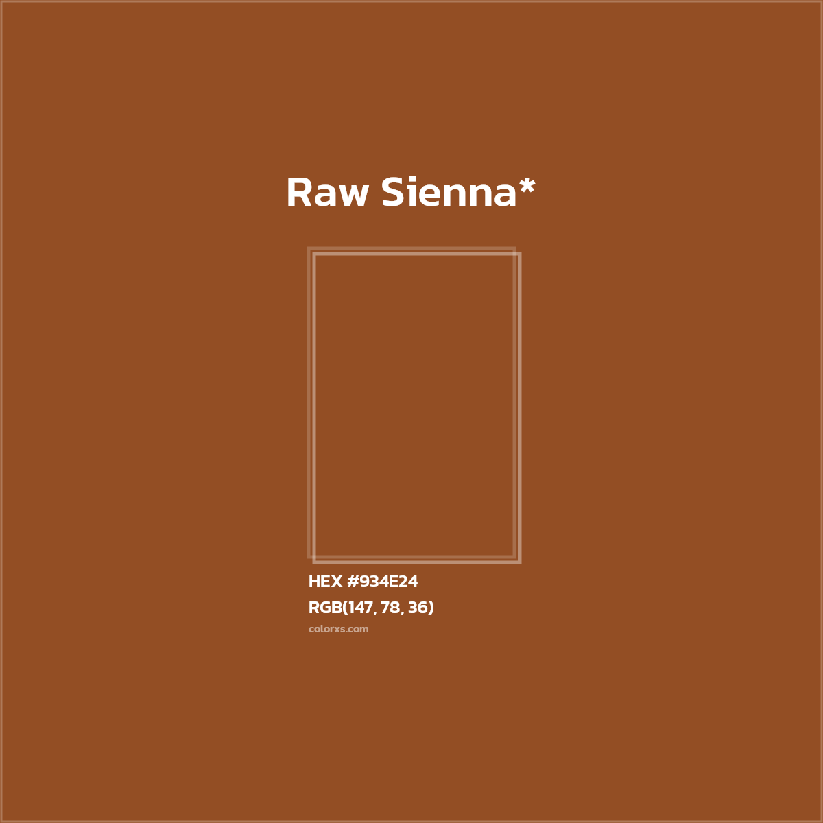 HEX #934E24 Color Name, Color Code, Palettes, Similar Paints, Images