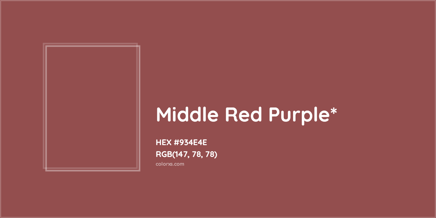 HEX #934E4E Color Name, Color Code, Palettes, Similar Paints, Images