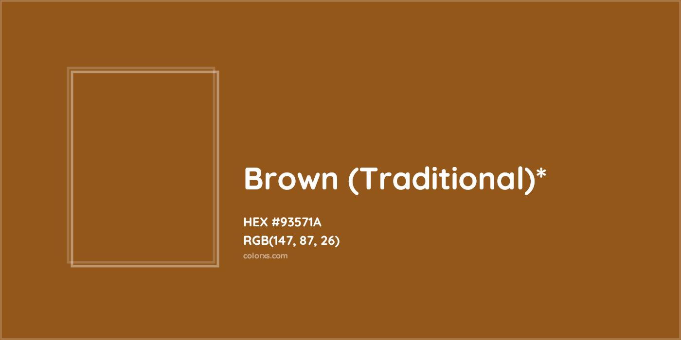 HEX #93571A Color Name, Color Code, Palettes, Similar Paints, Images