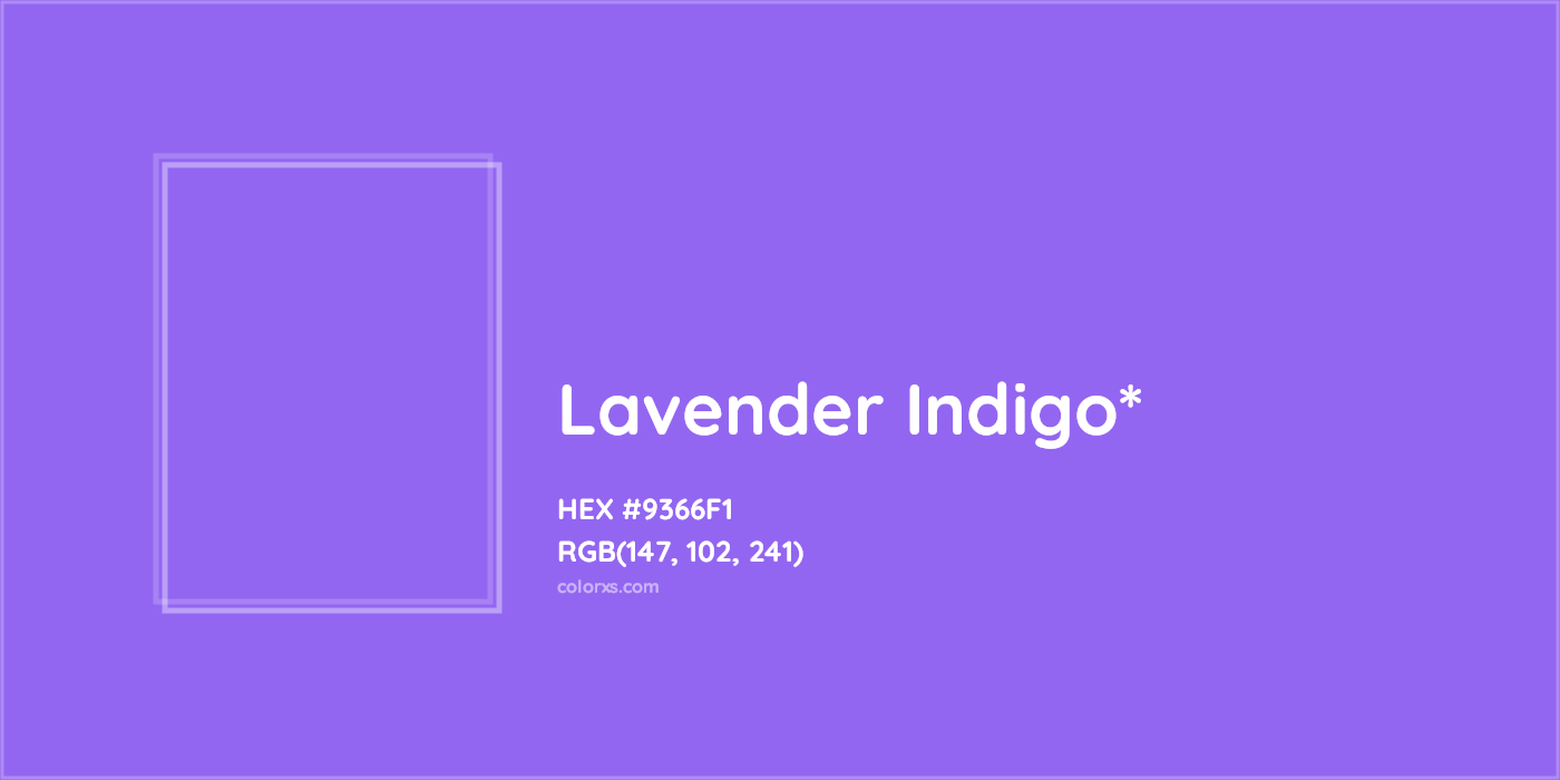 HEX #9366F1 Color Name, Color Code, Palettes, Similar Paints, Images