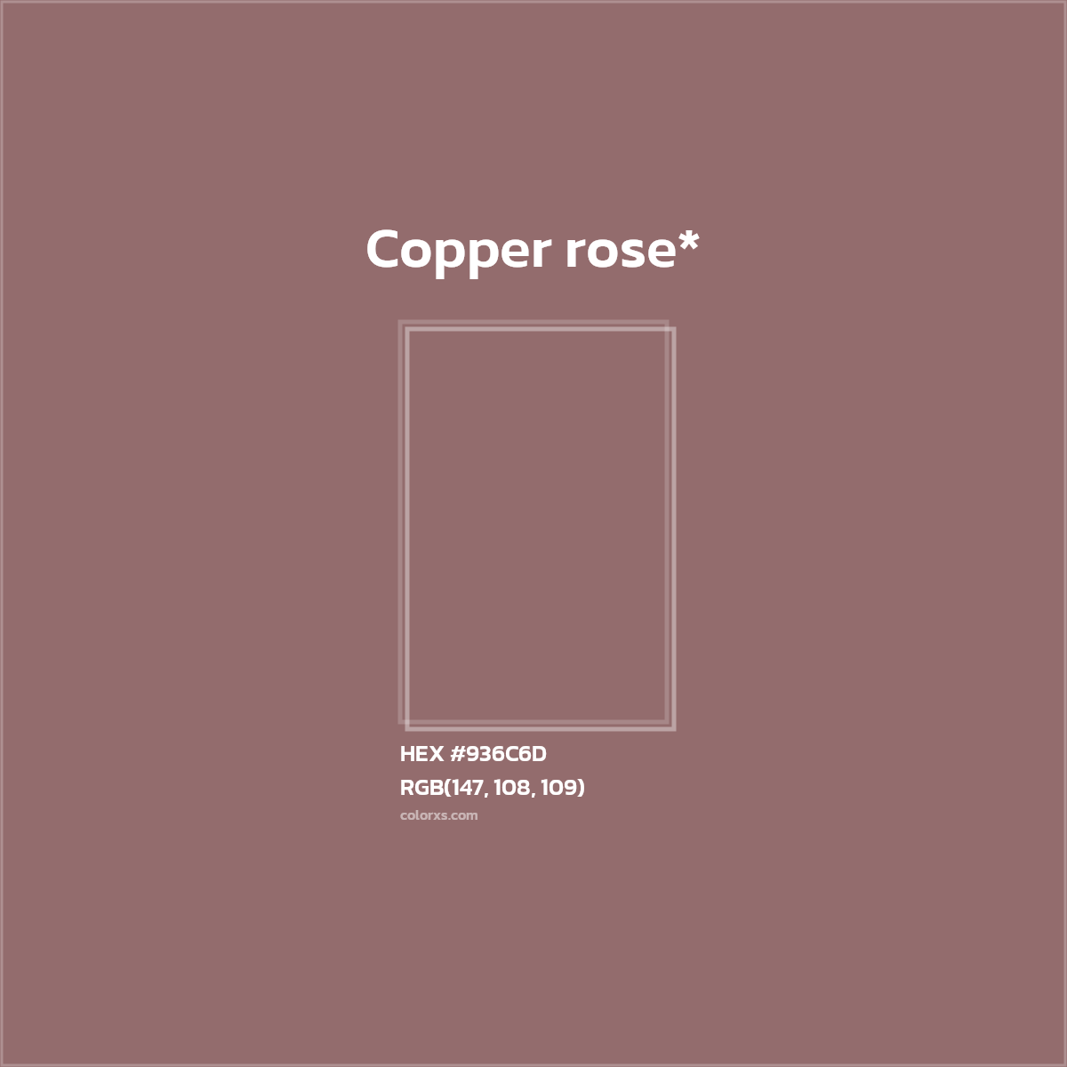 HEX #936C6D Color Name, Color Code, Palettes, Similar Paints, Images