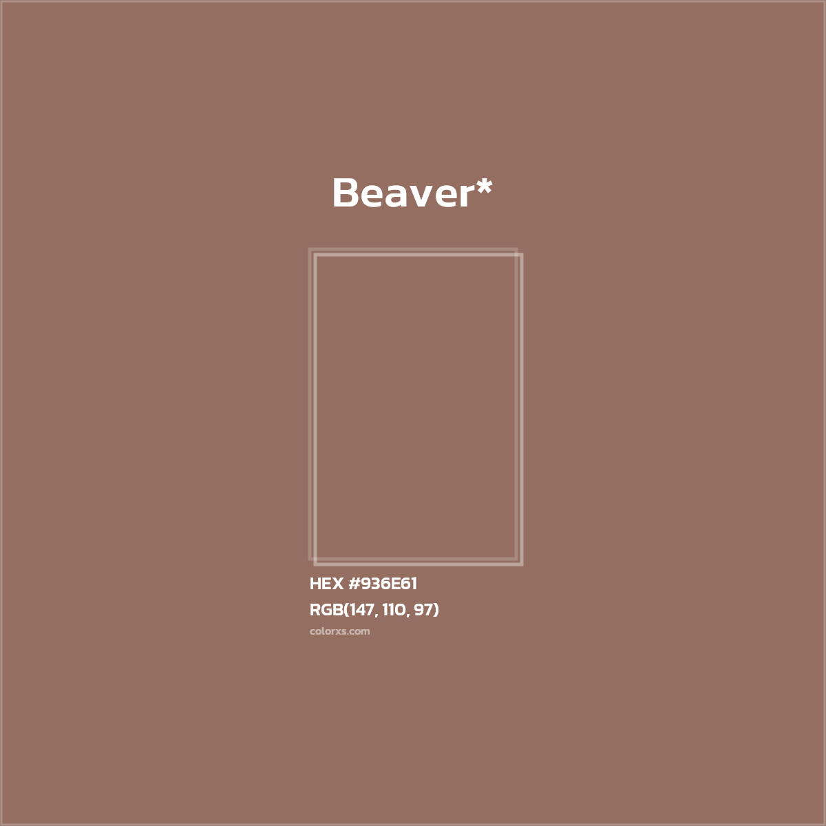 HEX #936E61 Color Name, Color Code, Palettes, Similar Paints, Images