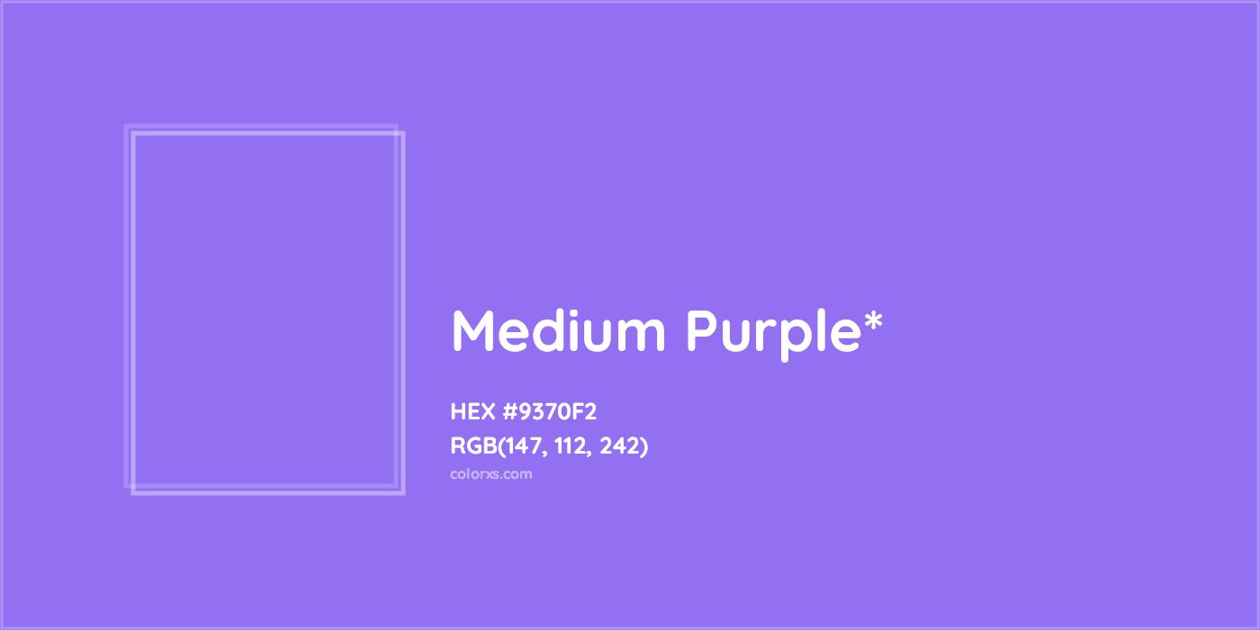 HEX #9370F2 Color Name, Color Code, Palettes, Similar Paints, Images