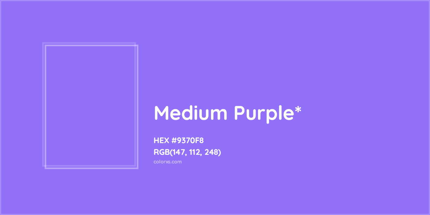HEX #9370F8 Color Name, Color Code, Palettes, Similar Paints, Images